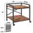 Printer Stand With File Holder Organizer, Printer Cart With Adjustable Height Shelf And Wheels-115698668-115698666