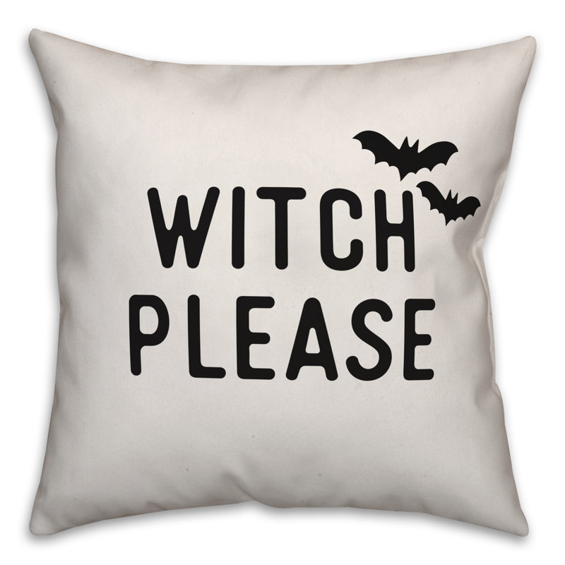  Housse de coussin Witch Veuillez jeter un coup d'œil, 20 po x 20 po