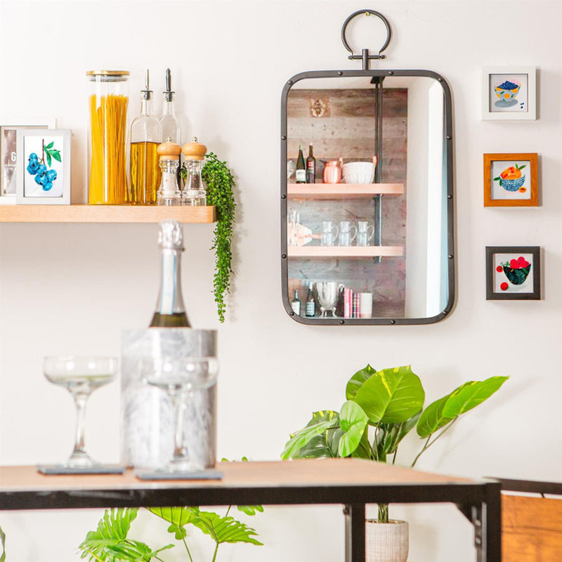 Leiva Metal Wall Mirror