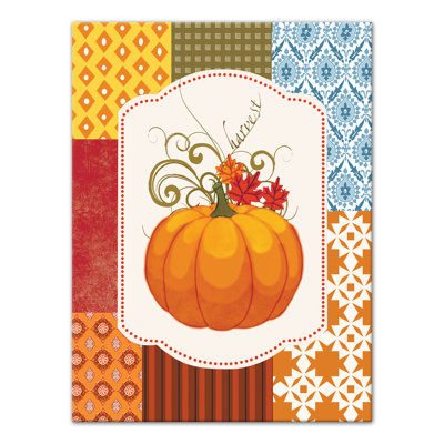 " Harvest Patchwork Pumpkin "