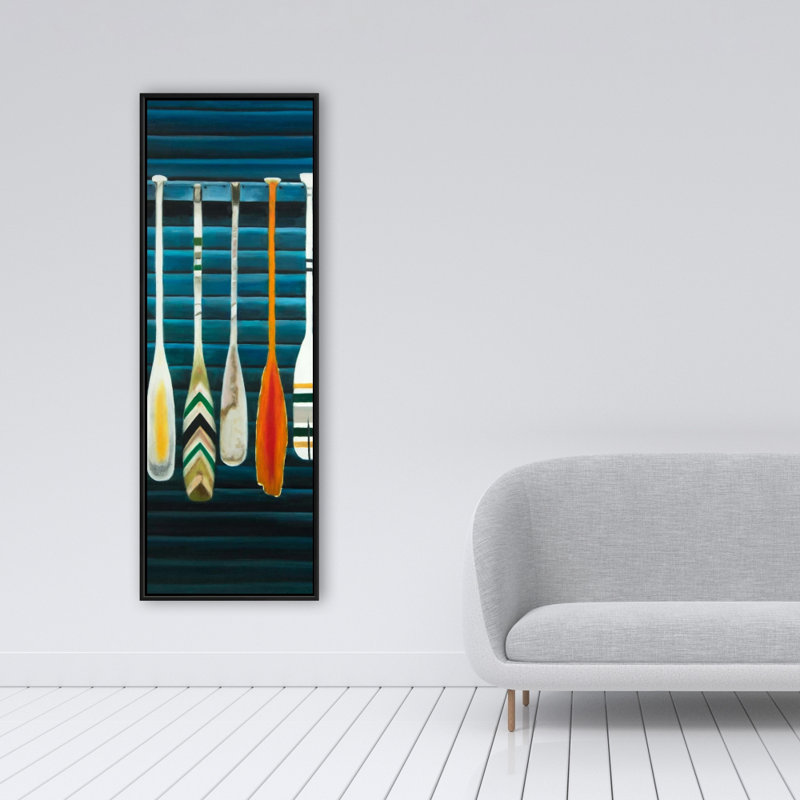 Paddles Print On Canvas