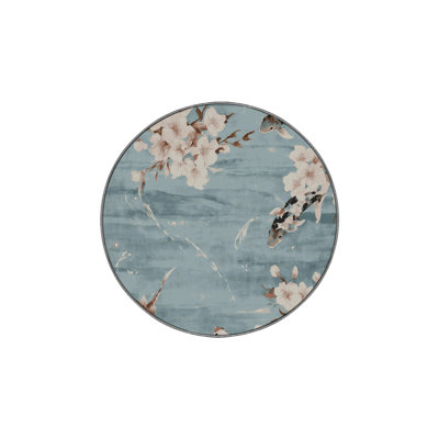 Machine Washable Gray Area Rug