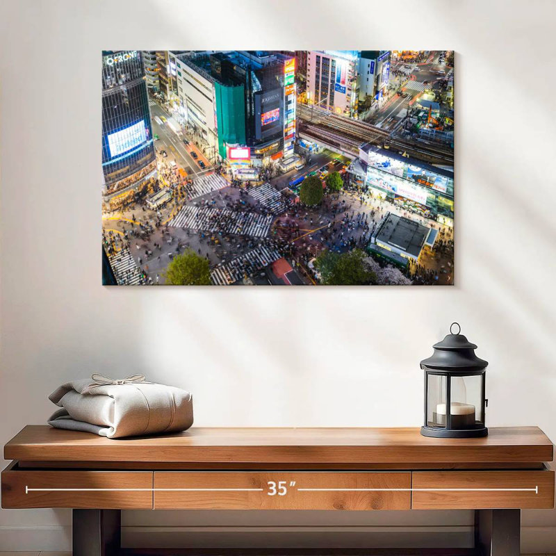 Sireci Shibuya In Tokyo, 16" H x 24" W