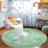 Solid Rug Soft Fluffy Mint Green Indoor Area Rug for Living Room Bedroom Nursery Kids Room-805677172-805677178