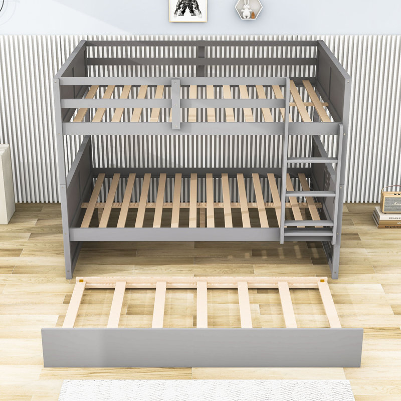 Lit pour enfant Cantero, gris