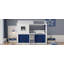Lit double superposé en bois avec tente-293362429-293362430