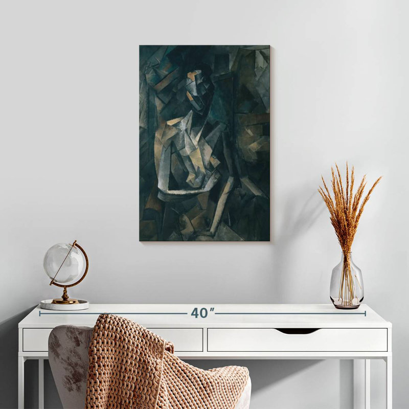Avery Seated Nude, 24" H x 16" W