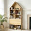Bureau d'artisanat pliant avec tablettes de rangement