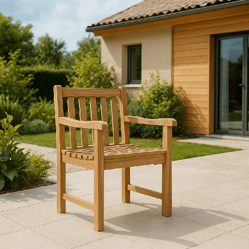 Buntingford Outdoor Teak Dining Armchair