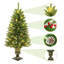 121.9cm H Lighted Artificial Christmas Tree