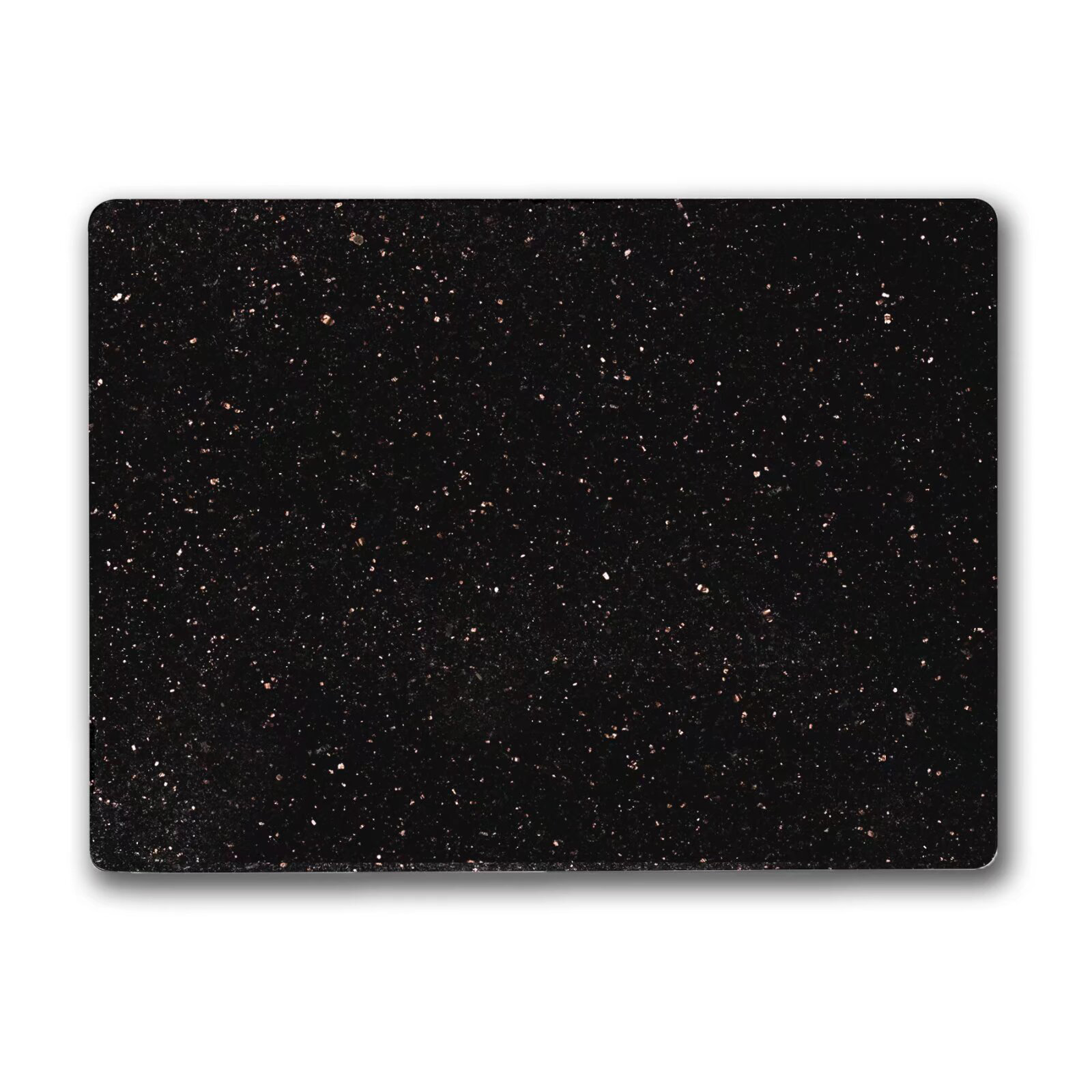 Yew & Tulip Natural Black Galaxy Granite Cutting Board With NonSlip Rubber Feet & Reviews Wayfair