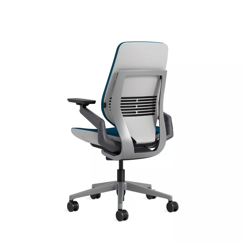 Steelcase Gesture Task Chair, Cobalt, Light, Hard Floor