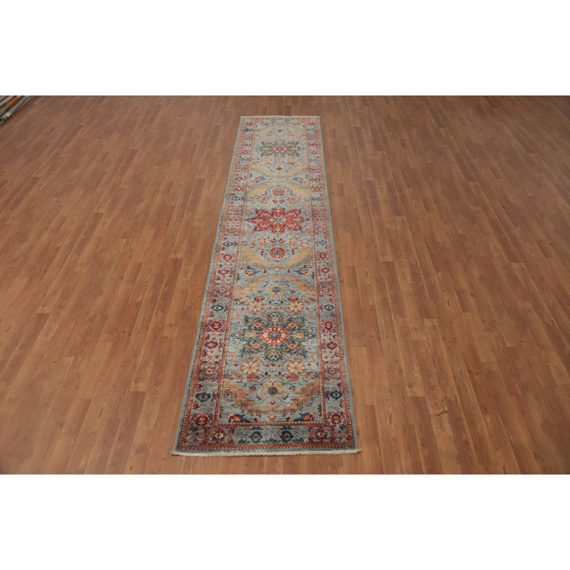 Tapis de couloir d'inspiration rétro 3 x 11 parfait pour les intérieurs classiques