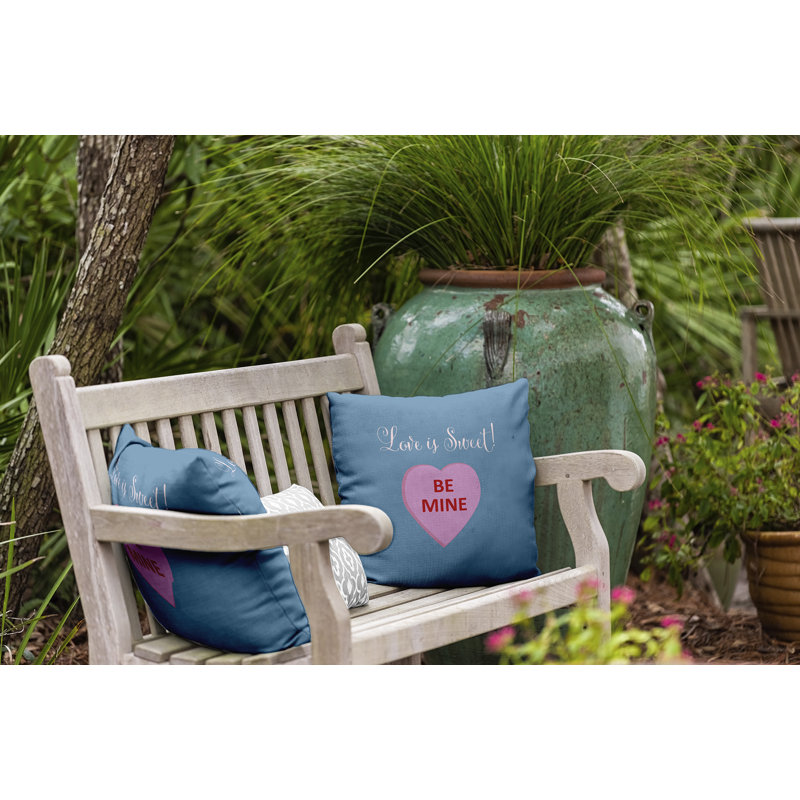 Polyester Indoor/Outdoor Throw Pillow, 20" H x 20" W, Square