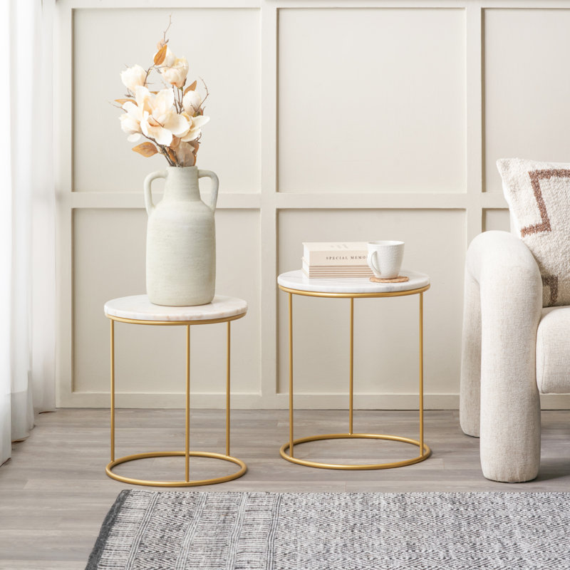 Milly Nesting Tables, White