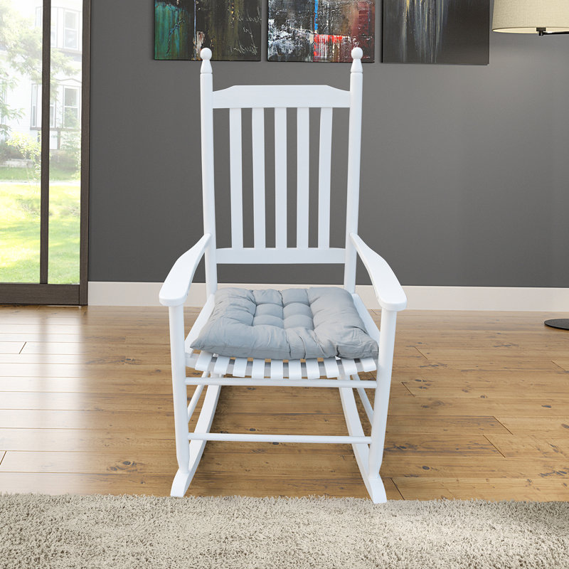Siège de chaise berçante Adelia, Blanc