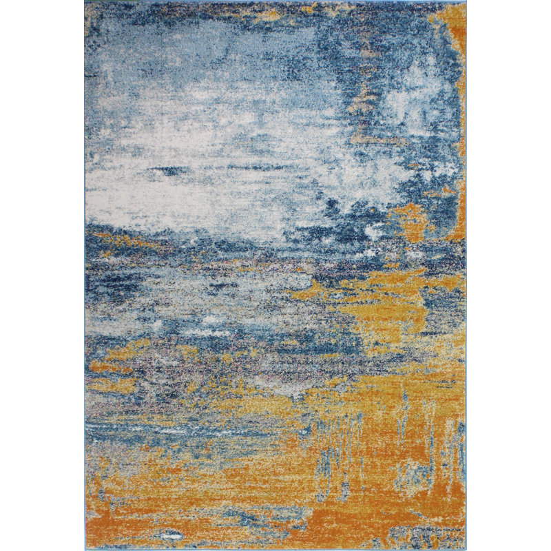 Tiberius Abstract Area Rug, Rectangle 153 x 229cm