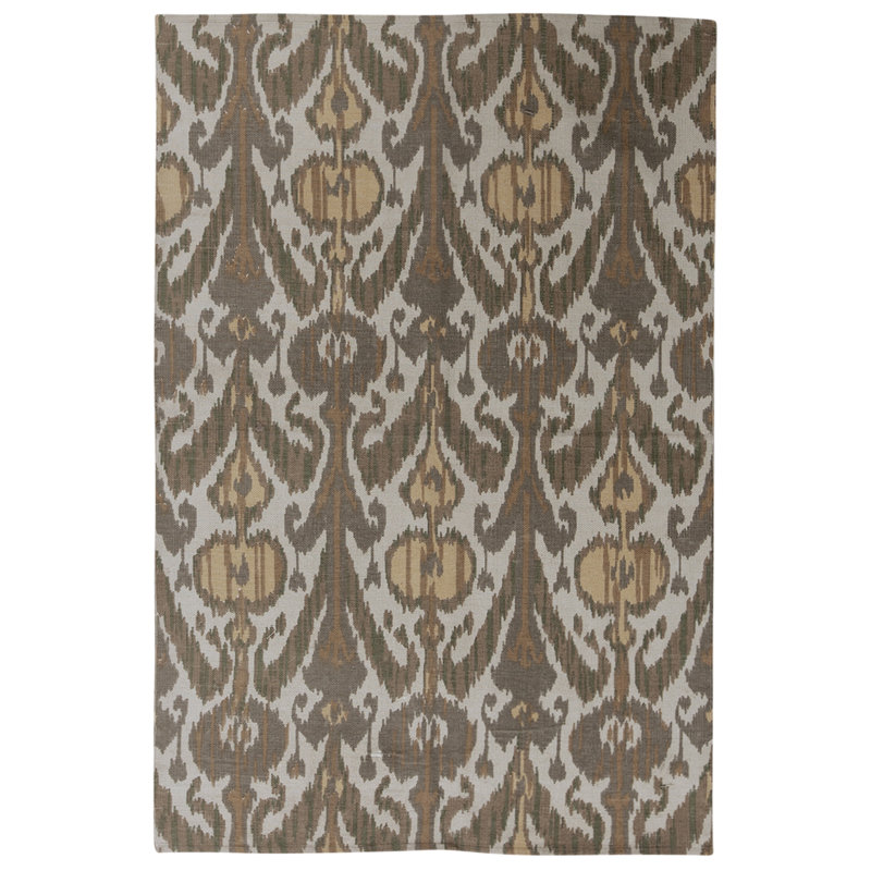 Flatweave Wool Ikat Indoor Rug