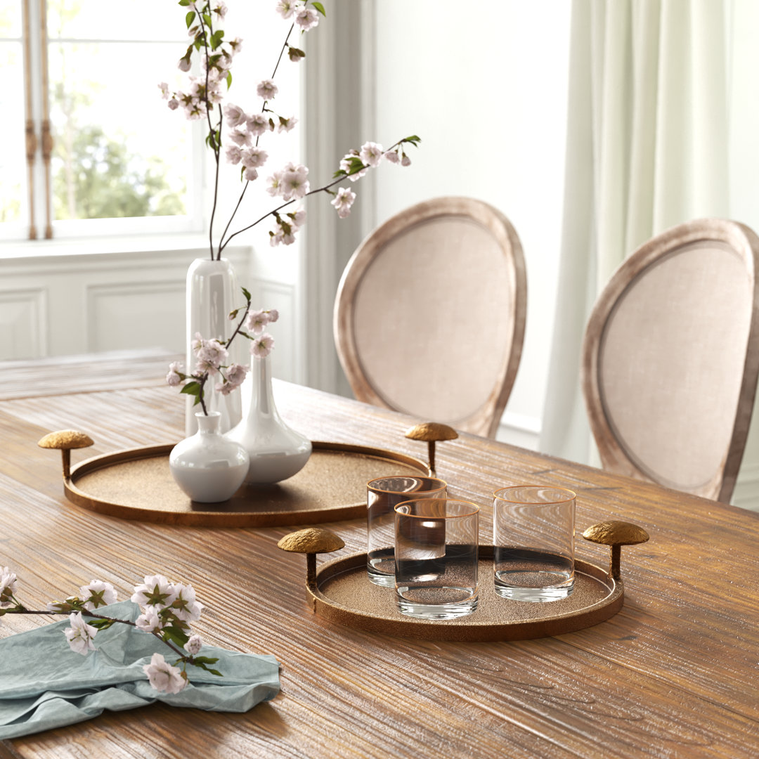 Callum Aluminum Tray - Set of 2 Steelside™