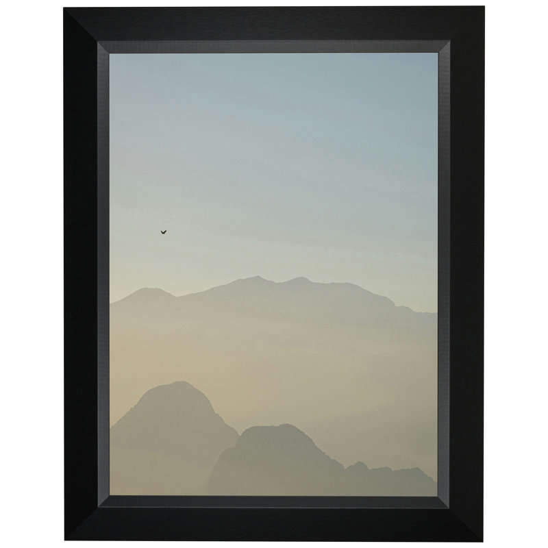 Cadre photo noir, moulure en panneau de fibres à densité moyenne de 2,5 pouces, comprend acrylique et support, cadre d'affichage mural pour art, affiches ou photos 
