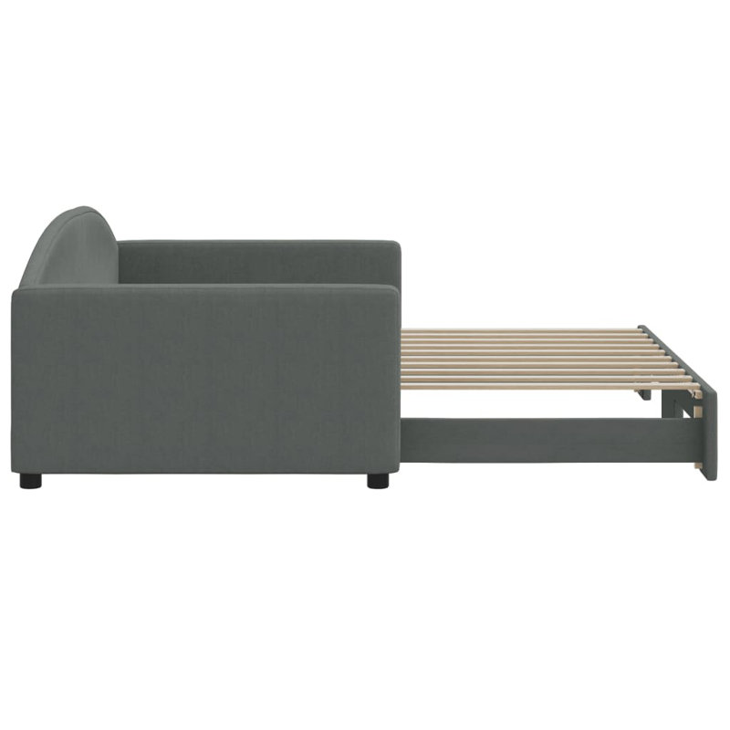 Anglene Upholstered Daybed, Dark Gray