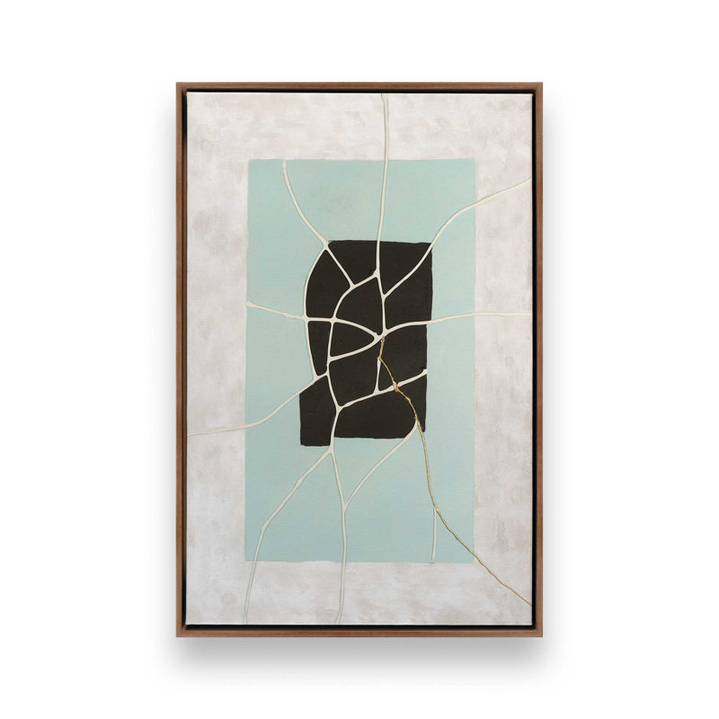 Impression sur toile «transit plan I» par Michael Willett, H 30 po x l 20 po, Brun