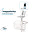 Chariot mobile universel avec plaque de fixation compatible Covidien série PM10N
