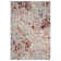 Rust/Gray Industrial Distressed Abstract Machine Washable Rug
