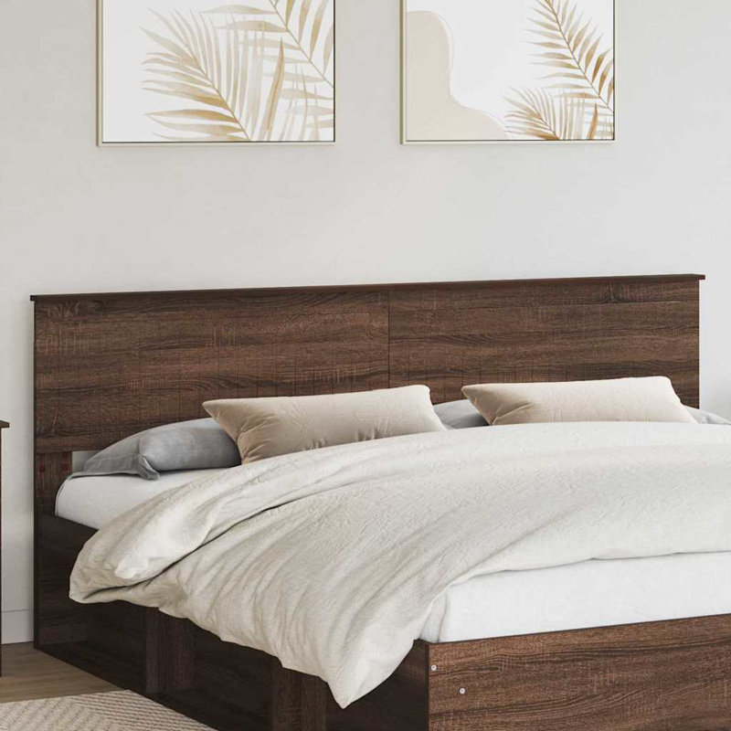 Headboard, Brown Oak, King