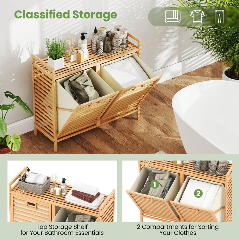 Laundry Hamper with Handles