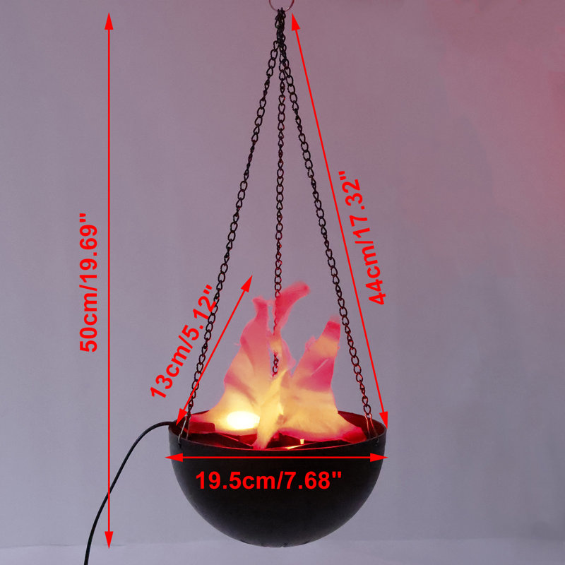 Faux feu électrique pour décoration d'Halloween