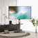 Pavillion Universal Swivel Floor TV Stand TV Mount with Iron Base for 32 to 75 Inch Screens, Height Adjustment and Holds up to 88Lbs