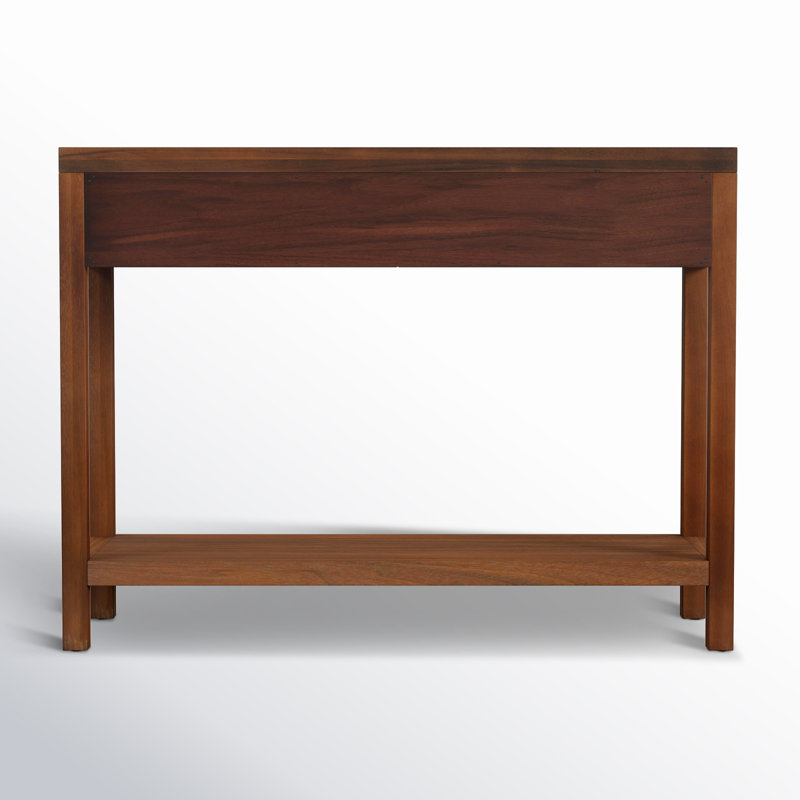 Nora 2 Drawer Console Table, Walnut
