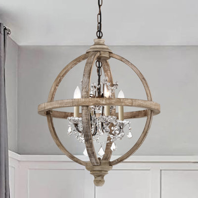 Juniperberry 4 - Light Dimmable Chandelier