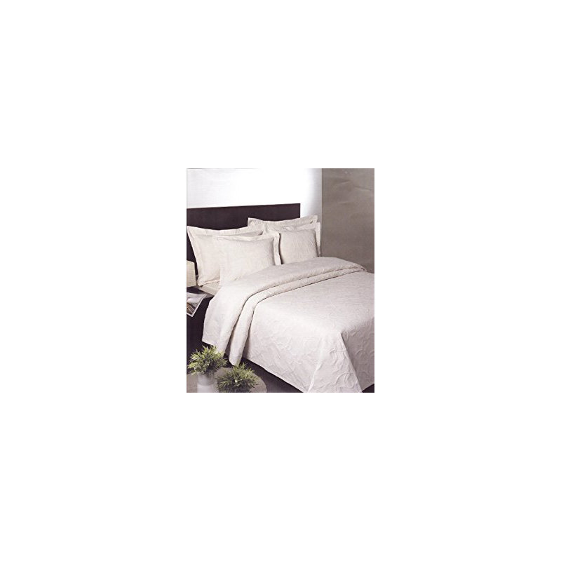Florentina Heavyweight Matelasse Bedspread, Double Bedspread, White