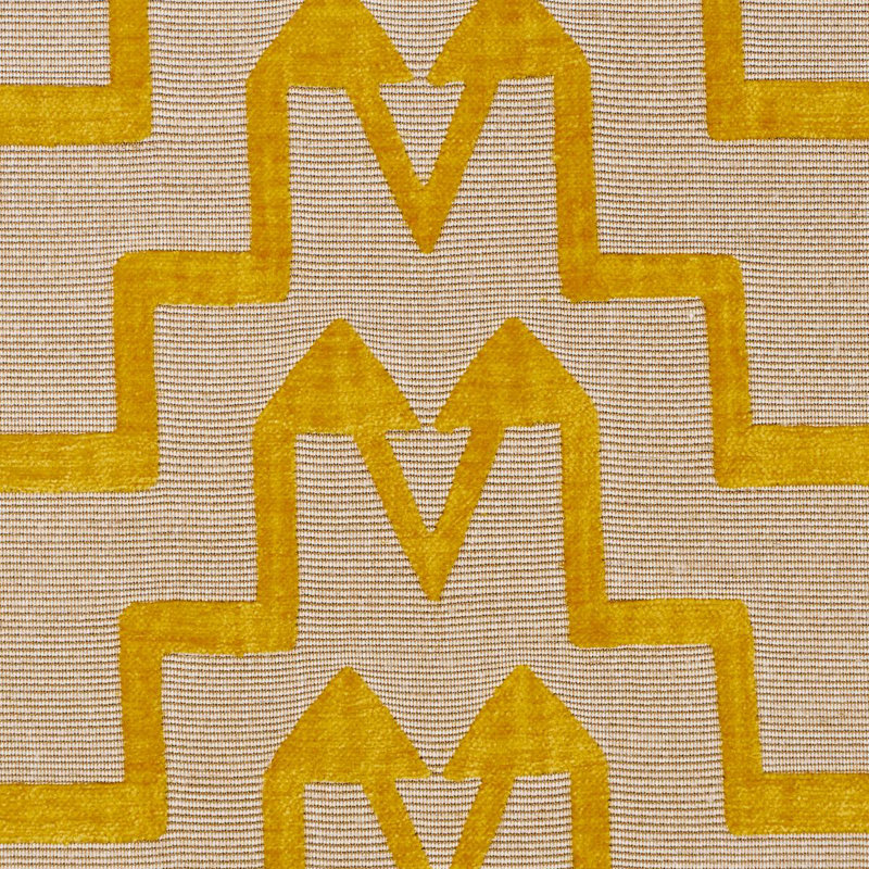 Tissu Schumacher X David Kaihoi, Jaune