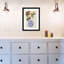 Midford Blue and Brown Floral Ambience Framed on Paper by Design Fabrikken Photograph-91291589-91291590