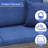 Hamle 72.8'' Wide Rectangle Metal Patio Sofa with Cushions
