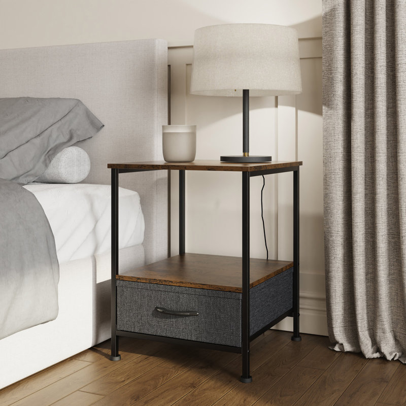 Craman Side Table with Storage