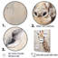 Minimalisme, girafe beige - impressions sur toile-697878704-697878735