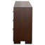 Commode 6 tiroirs Polk Cappuccino