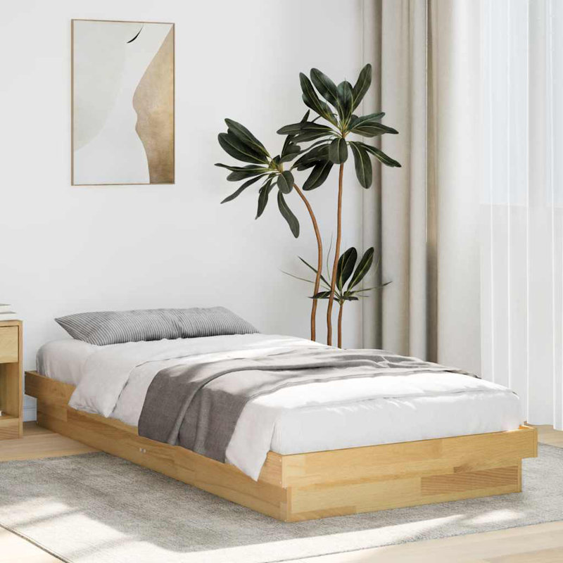 Solid Wood Bed, Single (3')