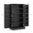 41" Kitchen Pantry Storage Cabinet, Freestanding Kitchen Cabinet With 12 Door Shelves, Double Doors, 5-Tier Shelving And Adjustable Shelves, Black-1145206122