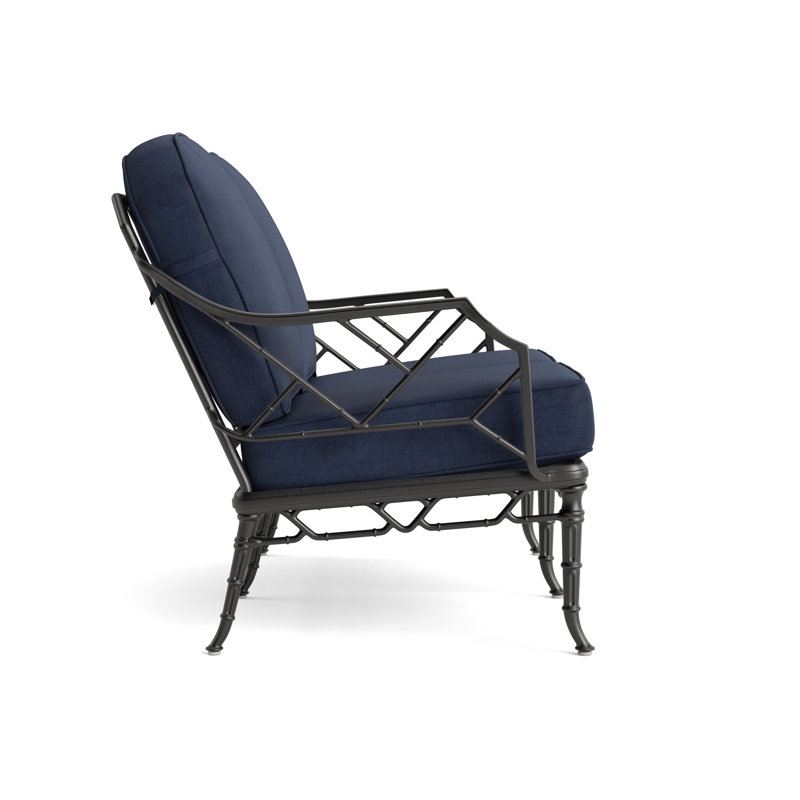 Calcutta Outdoor 2 - Seat Loveseat, Fusion Neptune, Textured Pewter