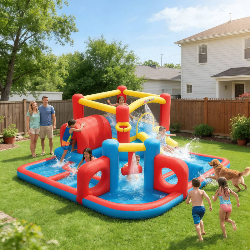Inflatable Bounce House Water Slide