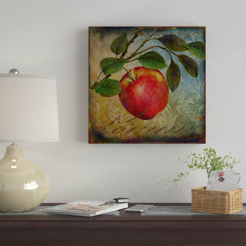 «From the Grove Apple» par Art Licensing Studio, reproduction d'art graphique sur toile tendue, H 14 po x l 14 po x P 2 po