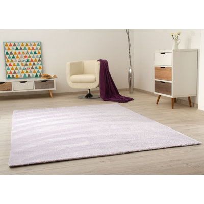 Wimbled Solid Colour Flatweave Area Rug