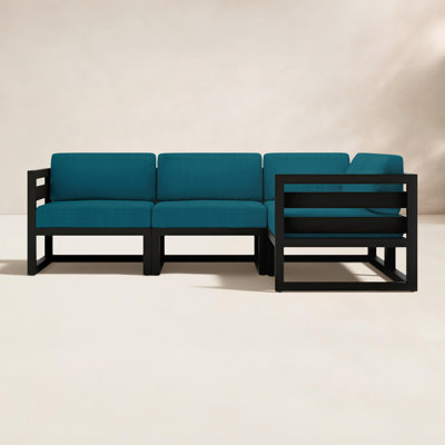 Smith 94" Outdoor Sectional with Sunbrella Cushions