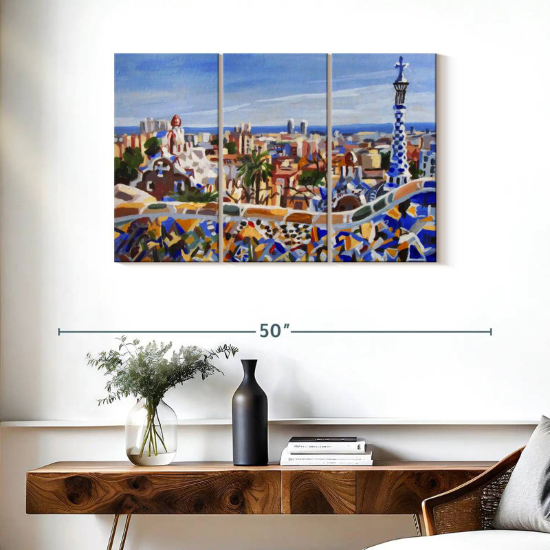 Sirci Barcelona Gaudi, H 24 po x l 38 po
