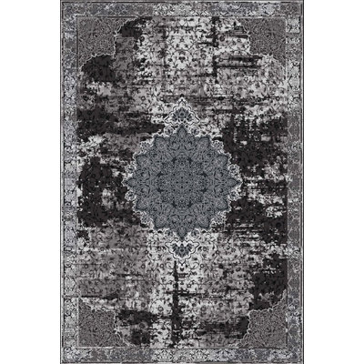 Machine Woven Grey Indoor Rug